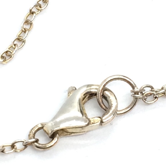 SHASHI 925 VERMEIL HORN NECKLACE RHINESTONE 18k GOLD PLATED STERLING DAINTY - Picture 9 of 11